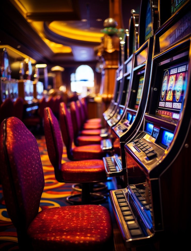 Tampilan studio dealer langsung dengan meja roulette di platform jaya toto